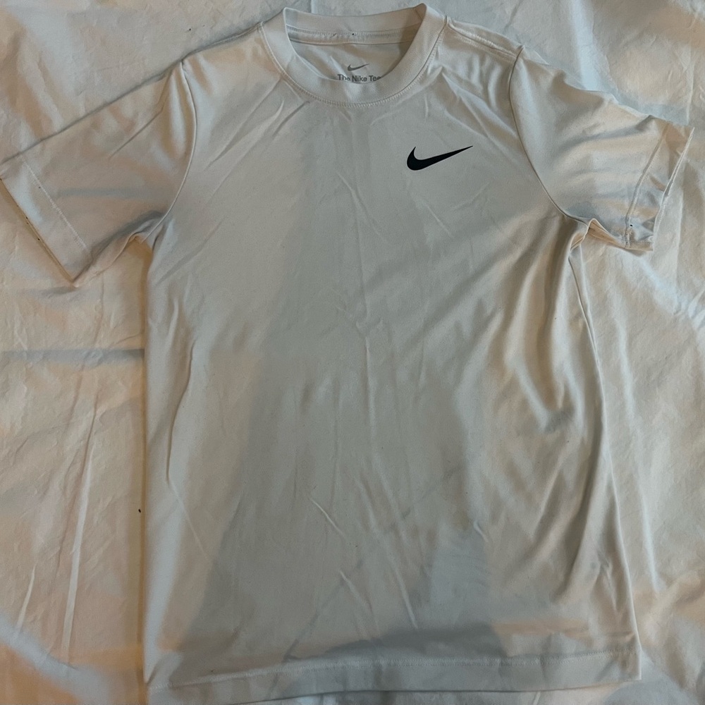 Nike Boy's Short Sleeve White Tee